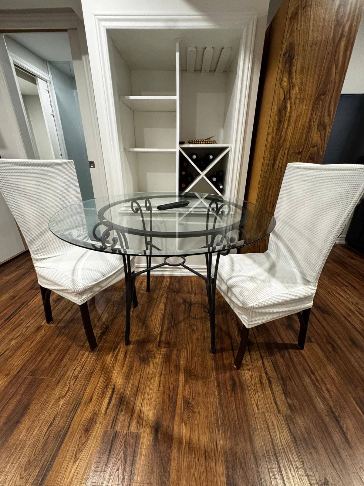 Dining Table with Chairs at 4 Edison Way, Whitby, ON – 2 Bedroom Basement Apartment, a 2 bedroom rental in 4 Edison Way, Whitby, ON, listed for $1,600 per month