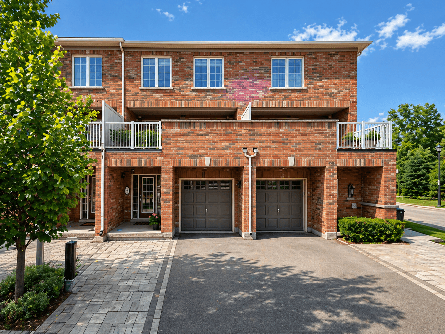 Front View of Brick Townhouse at 4 Edison Way, Whitby, ON – 2 Bedroom Basement Apartment, a 2 bedroom rental in 4 Edison Way, Whitby, ON, listed for $1,600 per month