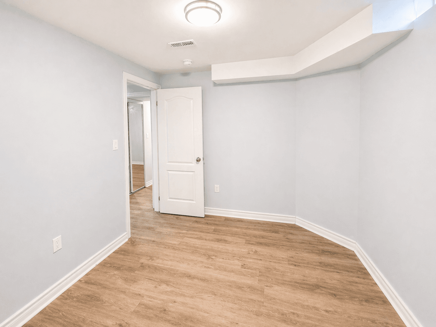 Spacious Secondary Bedroom at Spacious 2-Bedroom Basement Unit for Rent – 117 Hibbard Dr, Ajax, a 2 bedroom rental in 117 Hibbard Drive, Ajax, ON, listed for $1,900 per month