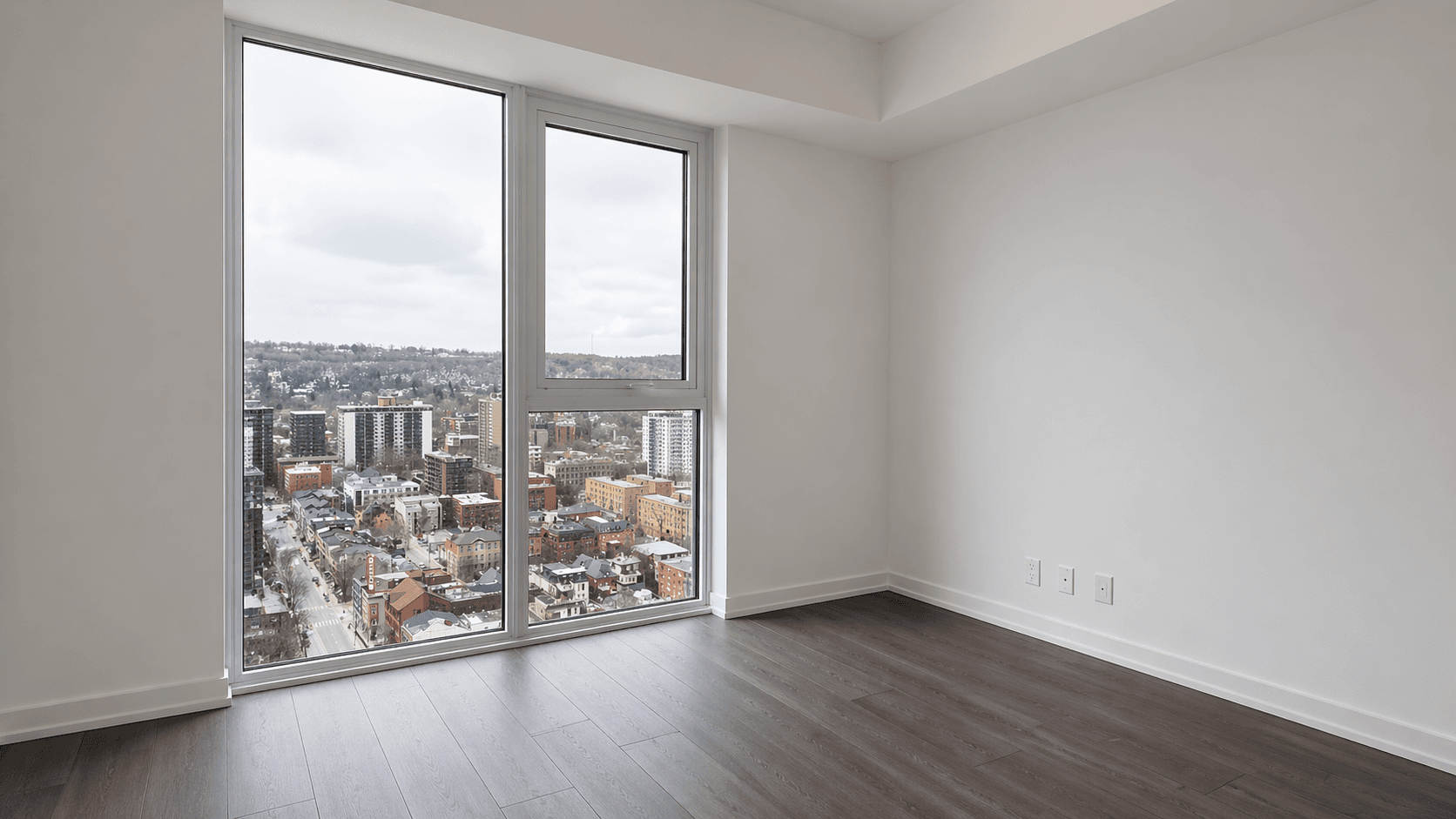 Bright Bedroom with City Views at Brand New 1-Bedroom Condo in Prime Hamilton Location, a 1 bedroom rental in 75 James Street South, Hamilton, ON, listed for $1,850 per month