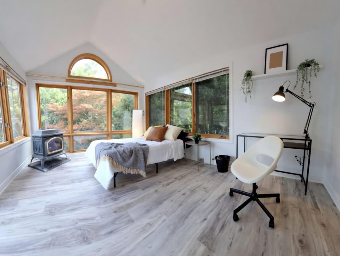 Bright and Cozy Primary Bedroom at Spacious 3 Bedroom Upper Level Detached Home in Waterloo – 74 McDougall Road, a 3 bedroom rental in 74 McDougall Road, Waterloo, ON, listed for $2,250 per month