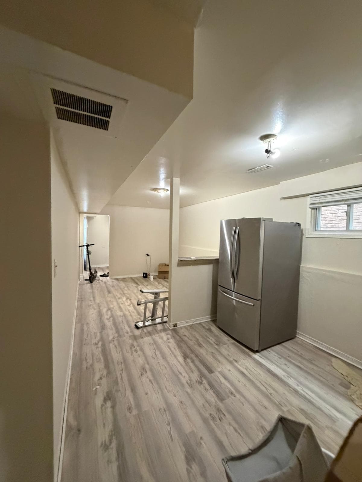 Modern Kitchen with Stainless Steel Appliances at 3 bedroom Walk out basment, a 3 bedroom rental in 151 Morton Way, Brampton, ON, listed for $2,000 per month